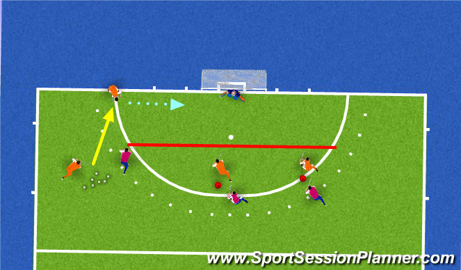 Hockey Ejercicio del Plan de Sesiones (Color): Screen 1