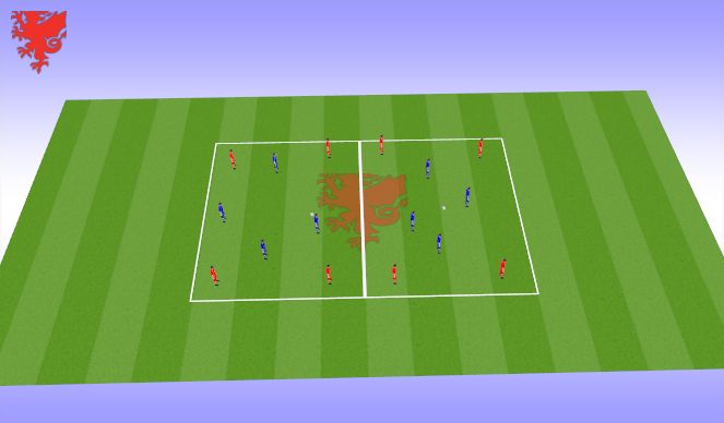 Football/Soccer Session Plan Drill (Colour): cool down