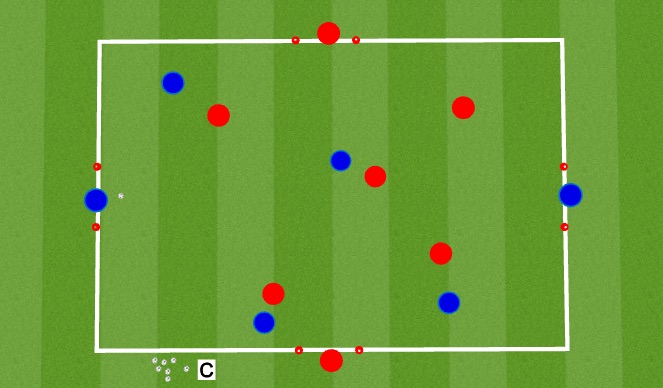 Football/Soccer Session Plan Drill (Colour): Skill Training Part 2