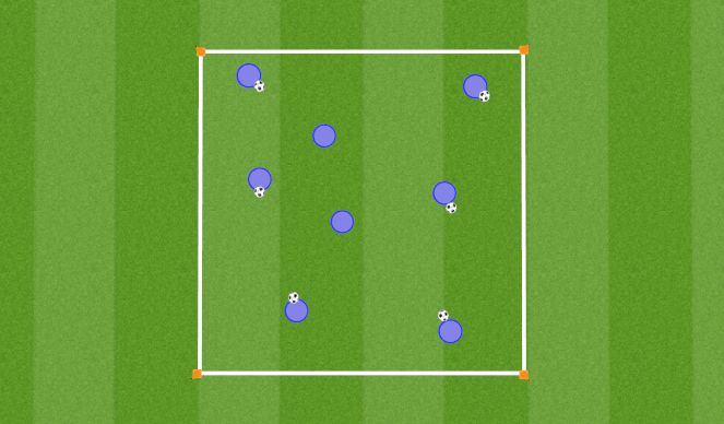 Football/Soccer Session Plan Drill (Colour): Pirates And Captains