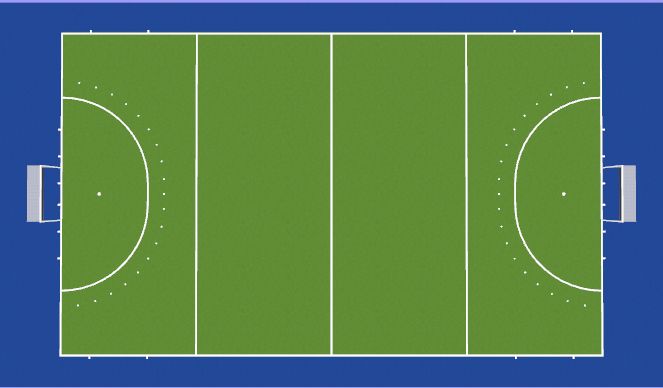 Hockey Session Plan Drill (Colour): Forwards