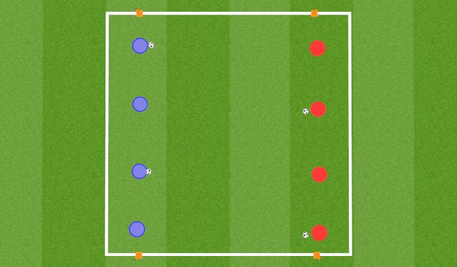Football/Soccer Session Plan Drill (Colour): Passing Partners