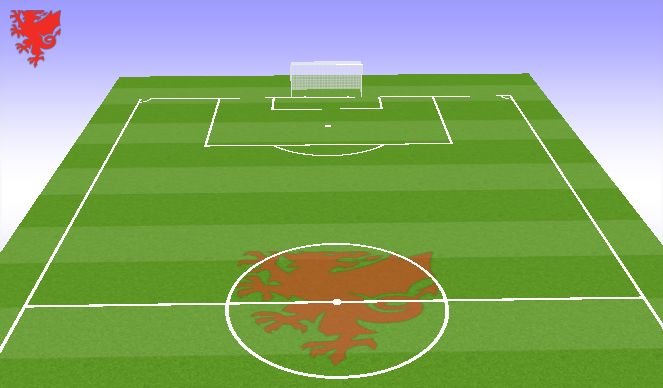 Football/Soccer Session Plan Drill (Colour): Problems/Solutions 