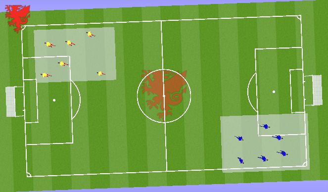 Football/Soccer Session Plan Drill (Colour): Screen 1