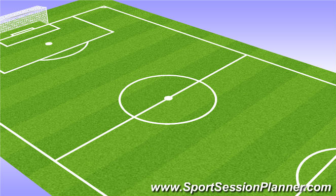 Football/Soccer Session Plan Drill (Colour): Dribble Or Pass Forward
