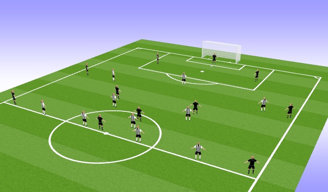 Football/Soccer Session Plan Drill (Colour): Animation 2