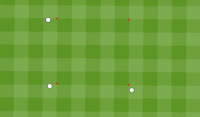 Football/Soccer Session Plan Drill (Colour): 3 players