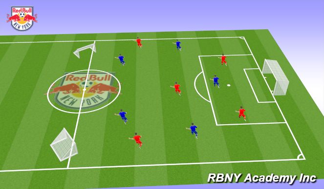 Football/Soccer Session Plan Drill (Colour): Screen 5