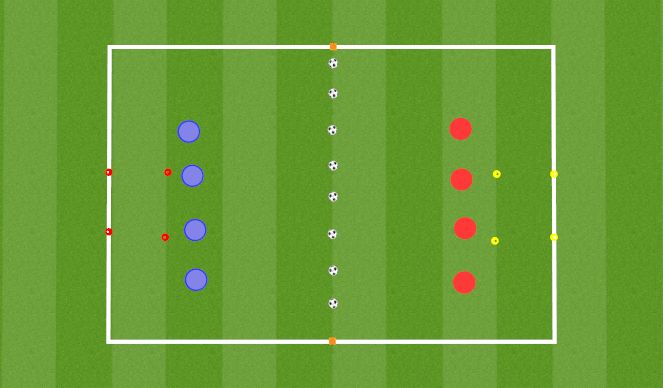 Football/Soccer Session Plan Drill (Colour): Capture the Flag