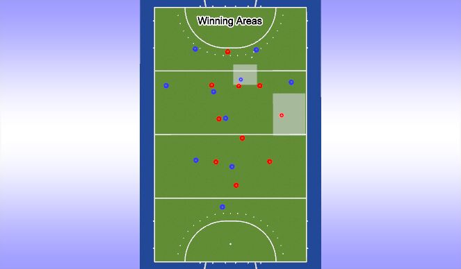Hockey Session Plan Drill (Colour): Screen 4