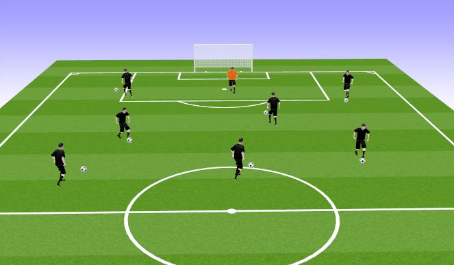 Football/Soccer Session Plan Drill (Colour): Screen 1