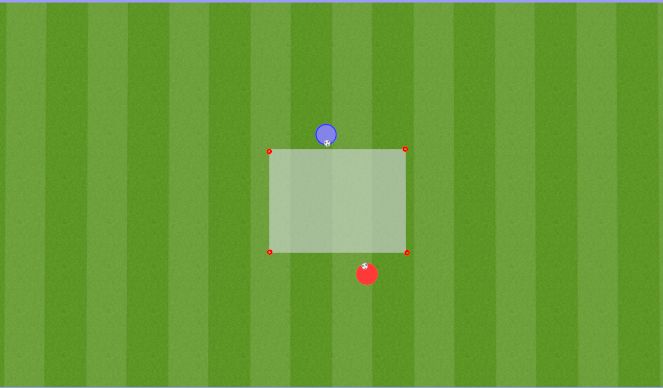 Football/Soccer Session Plan Drill (Colour): Box Game