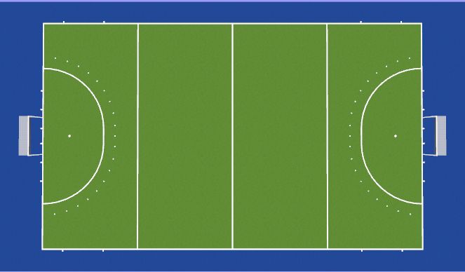 Hockey Session Plan Drill (Colour): U16 3x3