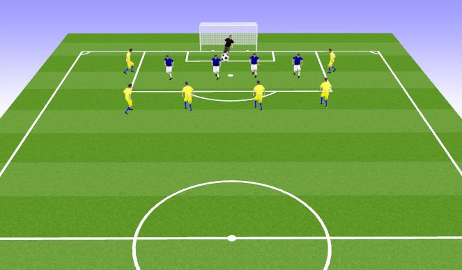 Football/Soccer Session Plan Drill (Colour): Animation 1