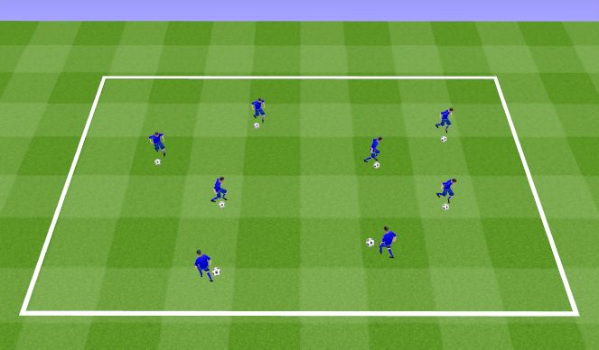 Football/Soccer Session Plan Drill (Colour): Move of the Week/Physical Literacy