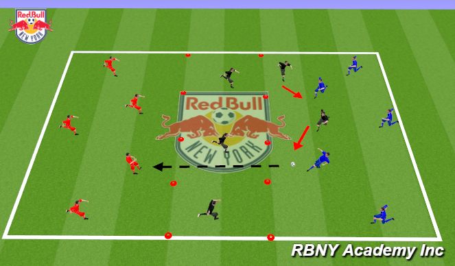 Football/Soccer Session Plan Drill (Colour): Activity 1 