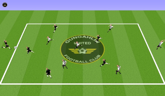 Football/Soccer Session Plan Drill (Colour): Animation 2