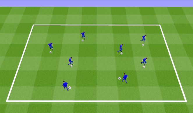 Football/Soccer Session Plan Drill (Colour): Move of the Week/Physical Literacy