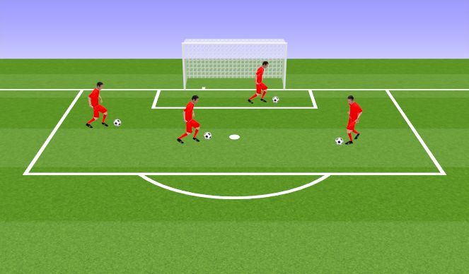 Football/Soccer Session Plan Drill (Colour): Screen 1