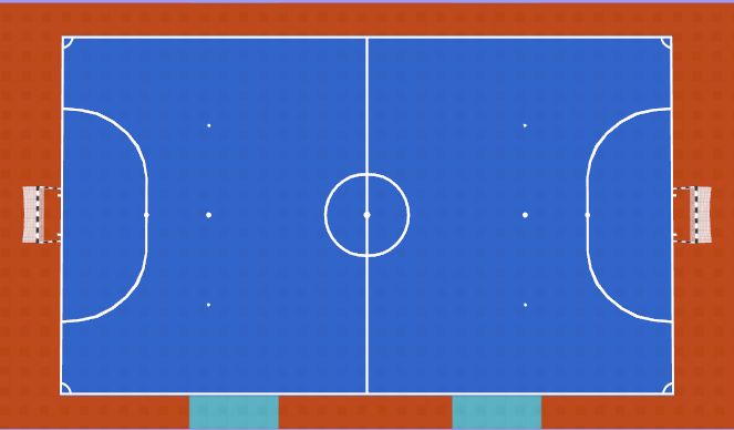 Futsal Session Plan Drill (Colour): Technical/Physical