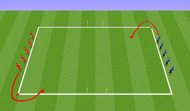 Football/Soccer Session Plan Drill (Colour): Station 3