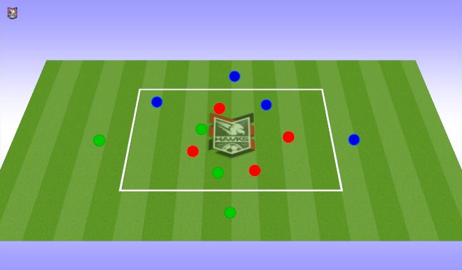 Football/Soccer Session Plan Drill (Colour): Screen 1