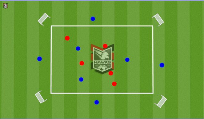 Football/Soccer Session Plan Drill (Colour): Screen 2