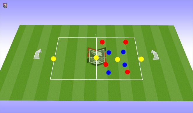 Football/Soccer Session Plan Drill (Colour): Screen 3
