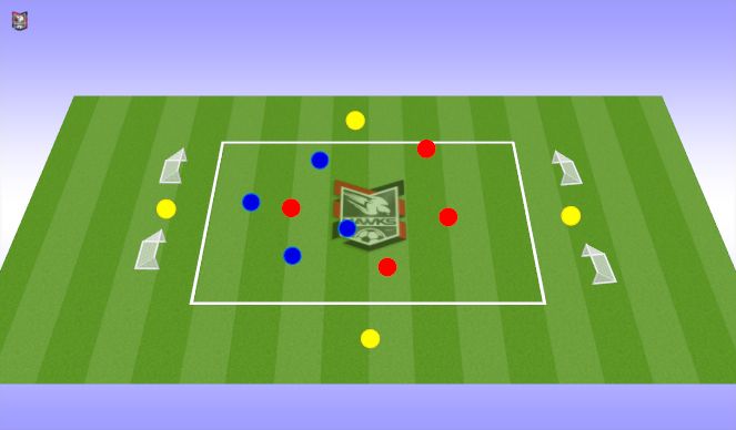 Football/Soccer Session Plan Drill (Colour): Screen 4