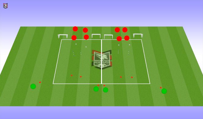 Football/Soccer Session Plan Drill (Colour): Screen 2