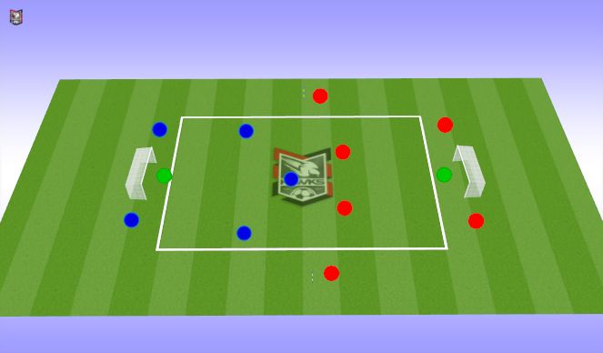 Football/Soccer Session Plan Drill (Colour): Screen 3