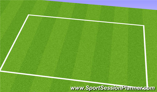 Football/Soccer Session Plan Drill (Colour): Central v Wide Attack
