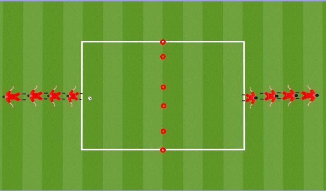Football/Soccer Session Plan Drill (Colour): 1v1