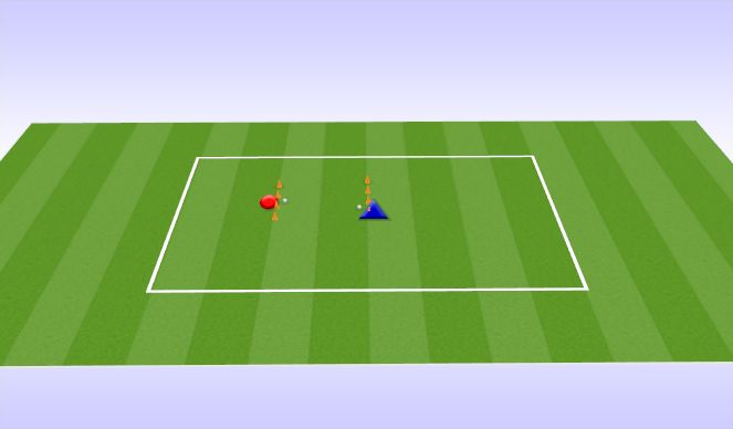 Football/Soccer Session Plan Drill (Colour): cone wars