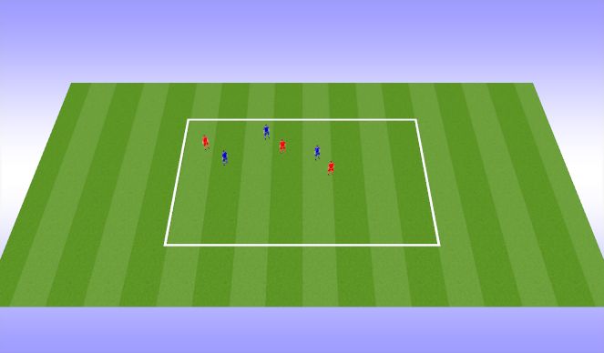 Football/Soccer Session Plan Drill (Colour): Fundamental Movement & Communication Warm up