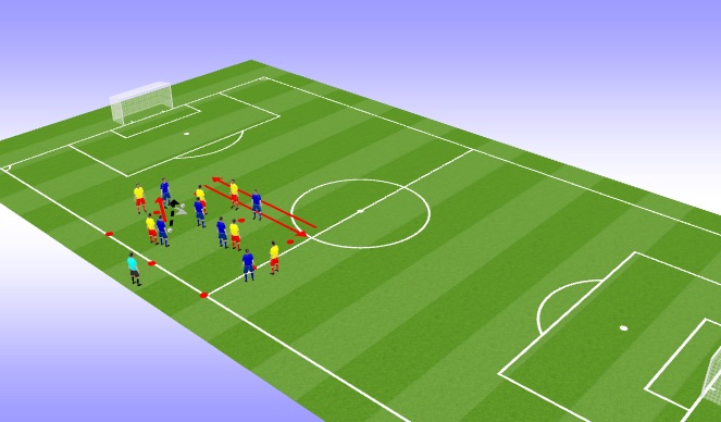 Football/Soccer Session Plan Drill (Colour): Screen 4 Possession