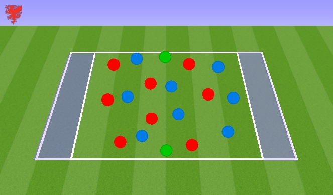Football/Soccer Session Plan Drill (Colour): Screen 1