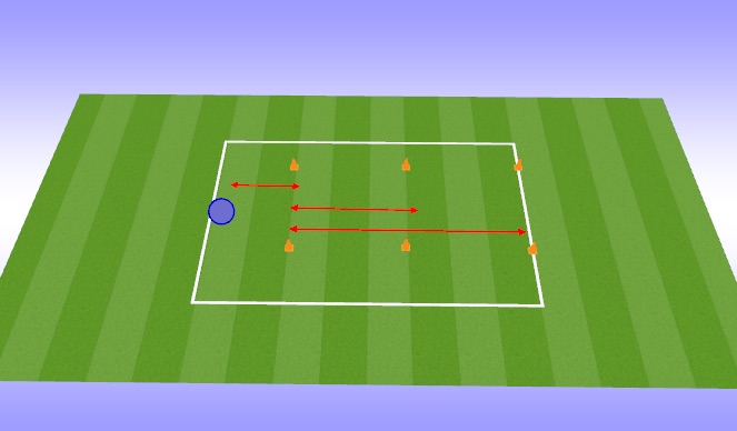 Football/Soccer Session Plan Drill (Colour): Shuttle Runs