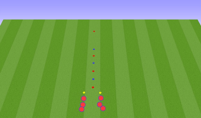 Football/Soccer Session Plan Drill (Colour): Agility Warm-Up