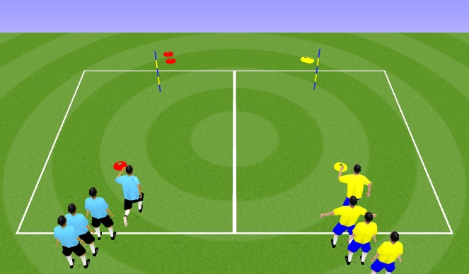 Football/Soccer Session Plan Drill (Colour): relay