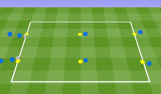 Football/Soccer Session Plan Drill (Colour): Activation