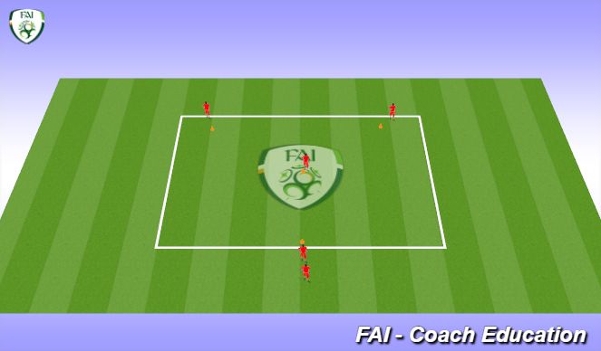 Football/Soccer Session Plan Drill (Colour): Y Passing exercise