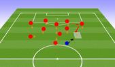 Football/Soccer: Out of Possession Session: Reaction to Attacking & Defensive Transition., Tactical: Defensive principles Advanced