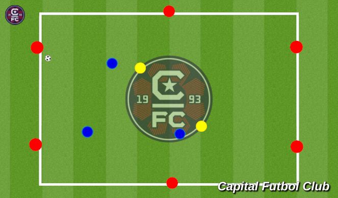 Football/Soccer Session Plan Drill (Colour): Screen 1