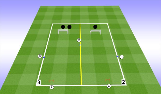 Football/Soccer Session Plan Drill (Colour): Screen 1