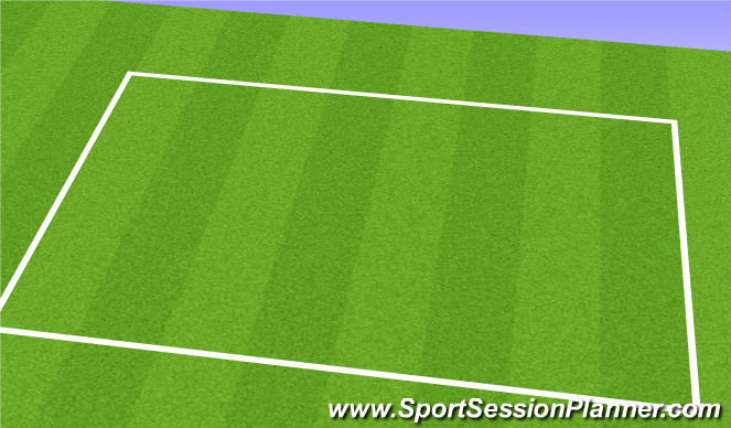 Football/Soccer Session Plan Drill (Colour): Line-Breaking Passes