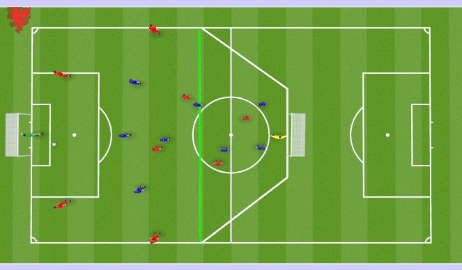 Football/Soccer Session Plan Drill (Colour): Session Focus