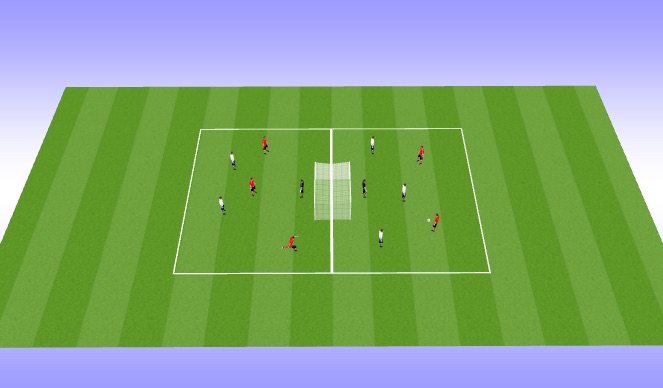 Football/Soccer Session Plan Drill (Colour): Screen 1