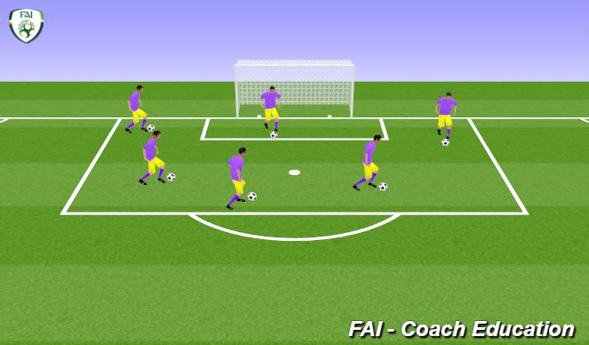 Football/Soccer Session Plan Drill (Colour): Screen 1