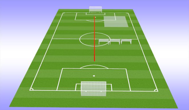 Football/Soccer Session Plan Drill (Colour): Longer passing